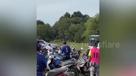 Four soldiers injured by bomb explosion at local sports event
