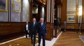 Turkish President Erdogan meets Kazakh counterpart Tokayev in Ankara