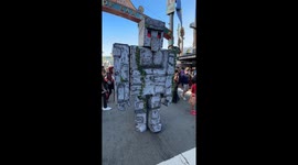 Minecraft Movie cast take over in the streets Comic-Con 2025 Day 3