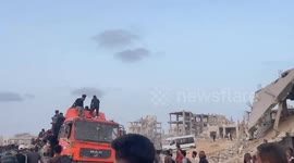 Israeli forces open fire on Palestinians waiting for aid near Zikim crossing (3)