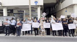 Demonstrators in Tel Aviv protest Israel’s starvation policy in Gaza