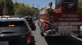 US, Los Angeles: Granada Hills Two Shot At Daycare Center