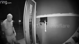 Front Door Suddenly Starts Closing On Husband