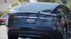 US, Los Angeles: Lake Balboa Granada Hills Suspect Vehicle B-Roll Part 2