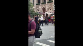 Midtown Manhattan shooting sparks chaos during rush hour in New York, USA