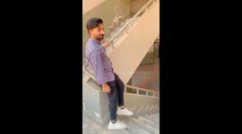 Stair handle slide ends in fall in Faisalabad, Pakistan