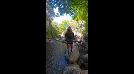 Hiker’s misstep at Stoddard Canyon Falls ends in splash, viral video