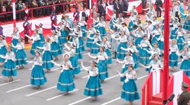 Peru: Parade to commemorate 204th anniv. of Peru's independence held in Lima