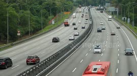 North-South Expressway near Nilai exit, Negeri Sembilan on July 25, 2025