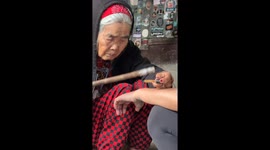 Traditional Filipino Tattoo by Legend Apo Whang Od