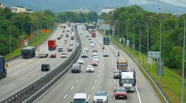 Malaysia: North-South Expressway near Nilai exit, Negeri Sembilan