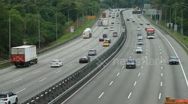 Malaysia: North-South Expressway near Nilai exit, Negeri Sembilan