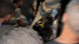 Casualties brought to Nasser hospital after Israeli fire on aid seekers near Morag Corridor