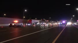 US, Phoenix: Phoenix I-10 Closed Following Motorcycle Crash