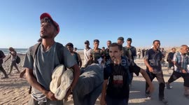 Israeli forces kill at least 30 Palestinians queuing for aid in Gaza