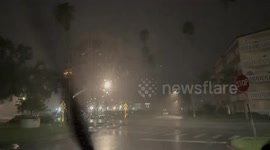US: Powerful Thunderstorm Hits St. Petersburg with Heavy Rain