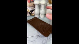 Colourful chocolate marshmallow with incredibly satisfying pull