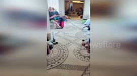 Hotel guests sleep in hallways following Hawaii tsunami fears