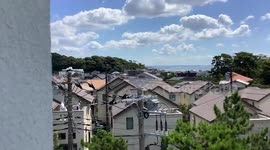 Tsunami alert at Oiso High School after major quake off Russia in Oiso, Japan