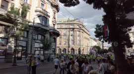 June 28, 2025: Protesters rally in Belgrade to demand early elections