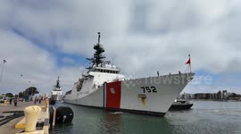 Coast Guard Cutter Stratton Returns to Alameda After 134 Days
