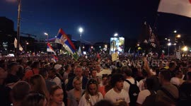 June 28, 2025: Protesters rally in Belgrade to demand early elections