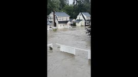 Heavy Flooding in North Plainfield, New Jersey