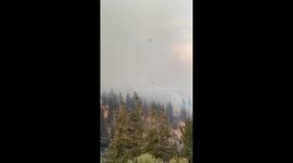 Canada: Wildfire Forces Evacuation and Highway Closures in Peachland, British Columbia 2