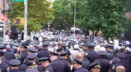 US: Funeral Service of NYPD Officer Didarul Islam