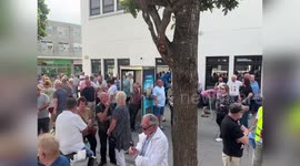 Locals protest in Hampshire over plans to house migrants