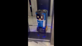 Family have an awkward ride with robot cleaner
