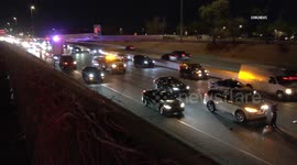 US, Phoenix: Phoenix Pedestrian Struck by Vehicle on I-17 Part 1