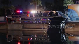 US, Phoenix: Phoenix Sedan Pulled From Canal Following Crash