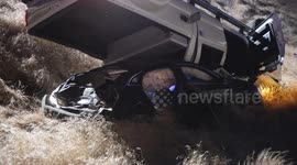 US, Bakersfield: Bakersfield 6 Vehicle Crash on Highway 58 Involves Multiple Injuries