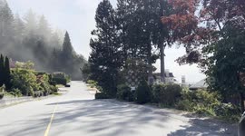 BREAKING: House Fire Erupts in West Vancouver's British Properties - Intense Smoke!