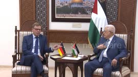 Palestinian president, German foreign minister discuss Gaza crisis, West Bank violence