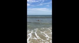 Man Unexpectedly Get Crushed by Wave