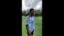 Man slips after kicking football in Paris, France
