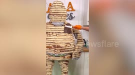 Talented baker creates life-size Shrek cake to celebrate film release