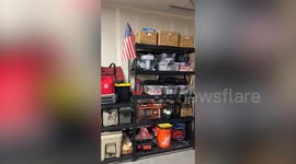 Couple prep for WW3 - and have YEAR of supplies