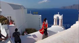Rock legend Alice Cooper spotted cuddling wife in Santorini