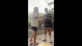 Friends Fell on Stairs