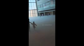 Talented Girl Performing Ice Skating Surprisingly