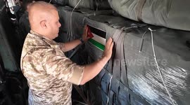 Jordan airdrops humanitarian aid into Gaza amid worsening Israeli-imposed famine