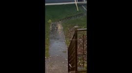 Hailstorm lashes Sunnyside area in Great Falls, Montana