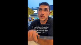 Surprise birthday ambush catches man off guard in Poughkeepsie, New York
