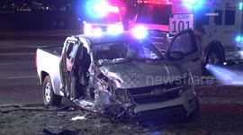 US, Phoenix: Scottsdale Pickup Truck Extrication Crash