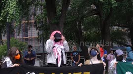 Pro-Palestinians march in NYC against Gaza genocide and starvation