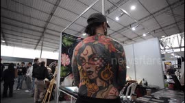 Tattoo artists from around world gather in Peru for annual convention