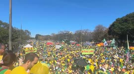 Pro-Bolsonaro rally held in Brazilian capital over accusations against former president